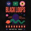 black loops berlin freerange aterral vault vancouver halloween party poster